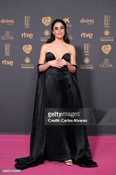 Macarena García attends the red carpet at the Goya Awards 2024 at Feria de Valladolid on February 10, 2024 in Valladolid, Spain.