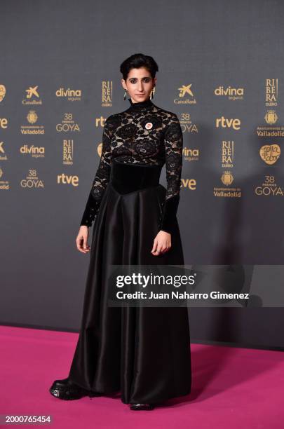 Alba Flores attends the red carpet at the Goya Awards 2024 at Feria de Valladolid on February 10, 2024 in Valladolid, Spain.