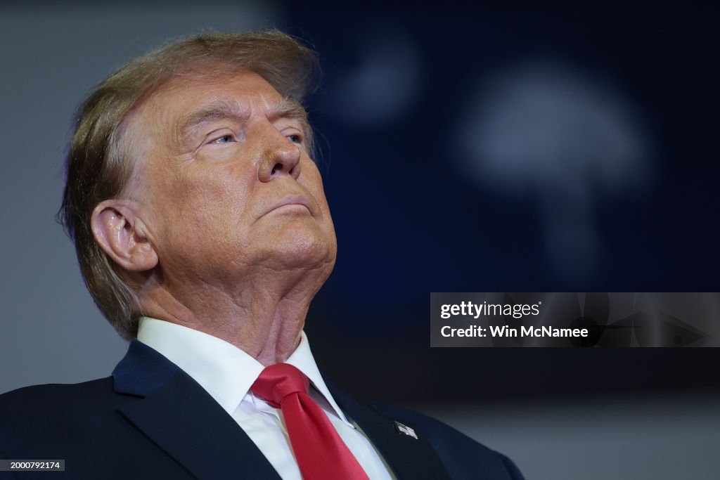 Former President Trump Holds Campaign Rally In Conway, South Carolina
