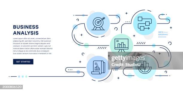 business analysis infographic template - swot analysis stock illustrations