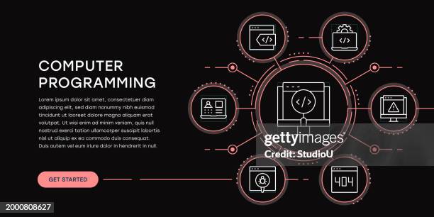 computer programming - coding vector stock illustrations