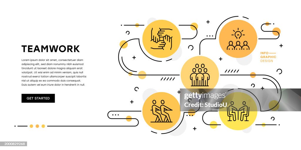 Teamwork Infographic Template High-Res Vector Graphic - Getty Images