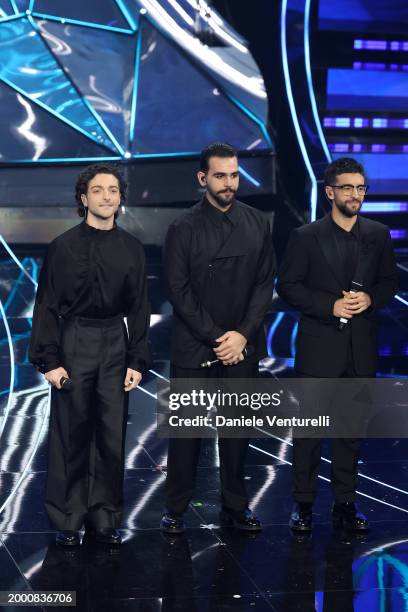Il Volo attend the 74th Sanremo Music Festival 2024 at Teatro Ariston on February 10, 2024 in Sanremo, Italy.