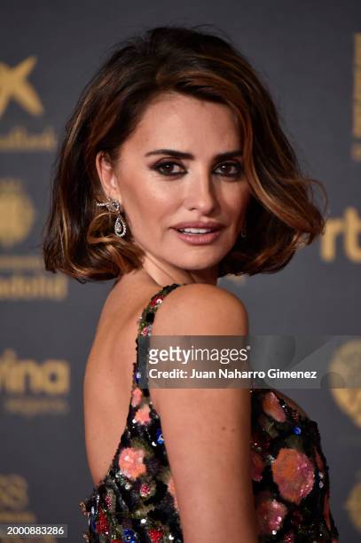 Penélope Cruz attends the red carpet at the Goya Awards 2024 at Feria de Valladolid on February 10, 2024 in Valladolid, Spain.