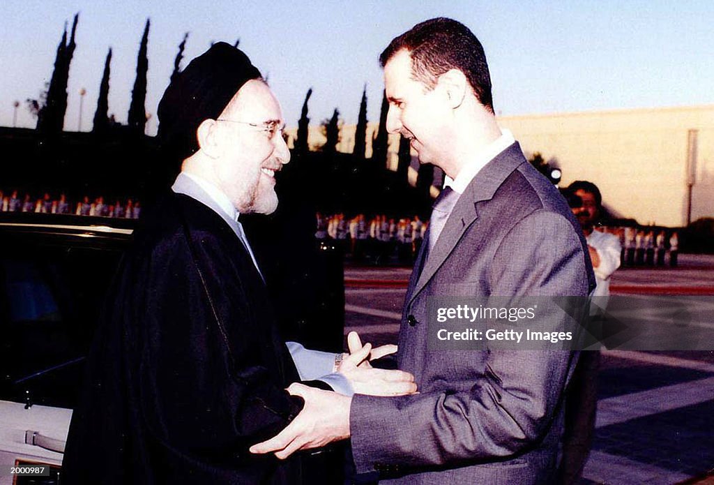 Khatami Meets With Bashar al-Assad In Syria