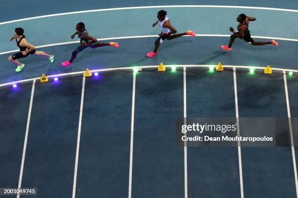 Lamecha Girma of Ethiopia competes and wins the 2000m Men Final Final during the Meeting Hauts de France Pas de Calais EDF Trophy as part of the...