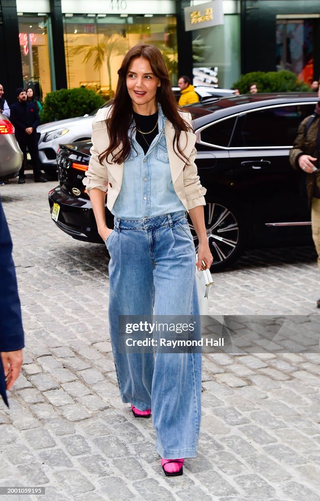 Celebrity Sightings In New York City - February 10, 2024