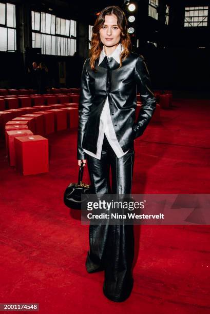 Louisa Jacobson at Gabriela Hearst RTW Fall 2024 as part of New York Ready to Wear Fashion Week held at the Agger Fish Building on February 13, 2024...