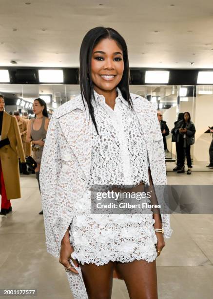 Gabrielle Union at Michael Kors RTW Fall 2024 as part of New York Ready to Wear Fashion Week held on February 13, 2024 in New York, New York.