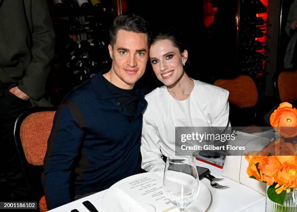 Alexander Dreymon and Allison Williams at Tod's Cocktail Party and Dinner as part of New York Ready to Wear Fashion Week held on February 13, 2024 in...