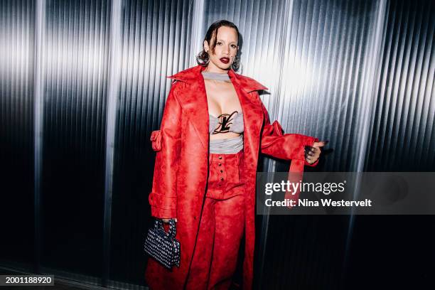 Dascha Polanco at Luar RTW Fall 2024 as part of New York Ready to Wear Fashion Week held on February 13, 2024 in New York, New York.