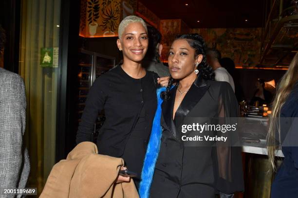 Stefani Robinson and Jonica Booth at the Cultured Hollywood Issue Dinner celebrating Charles Melton and LaKeith Stanfield held at Gigi's Hollywood on...