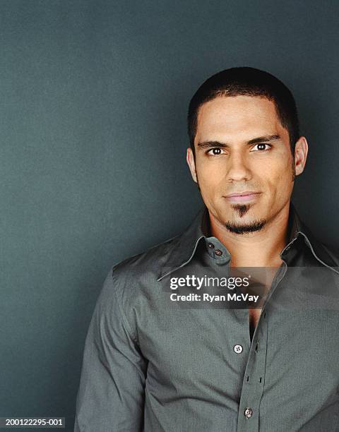 young man smiling, portrait, close-up - what is a soul patch stock pictures, royalty-free photos & images