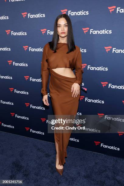 Shanina Shaik attends Michael Rubin’s 2024 Fanatics Super Bowl Party at the Marquee Nightclub at The Cosmopolitan of Las Vegas on February 10, 2024...