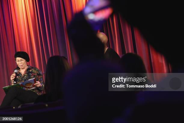 Marcia Withers on stage during the Family Time: Grandma's Hands at GRAMMY Museum L.A. Live on February 10, 2024 in Los Angeles, California.