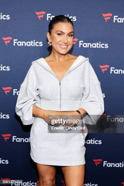 Molly Qerim attends Michael Rubin’s 2024 Fanatics Super Bowl Party at the Marquee Nightclub at The Cosmopolitan of Las Vegas on February 10, 2024 in...