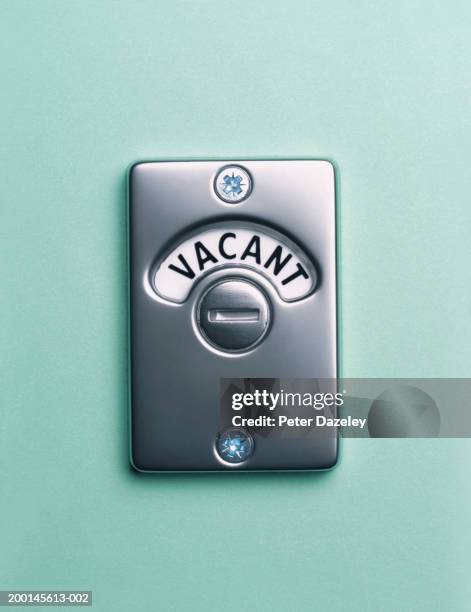 'vacant' lock, close up - vacant sign stock pictures, royalty-free photos & images