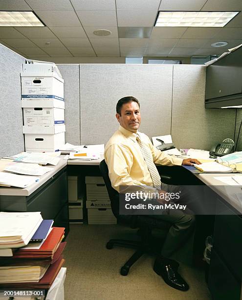 Man Working In Cubicle 7,427 Man In Office Cubicle Stock Photos, High-Res Pictures, and Images ...