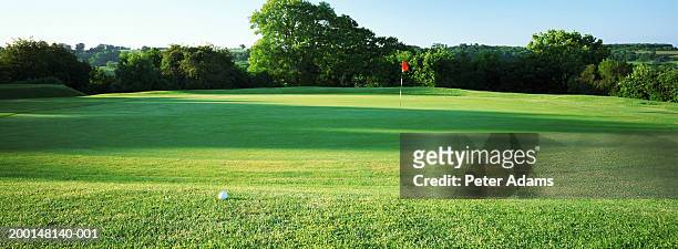 golf course - golf panoramic stock pictures, royalty-free photos & images