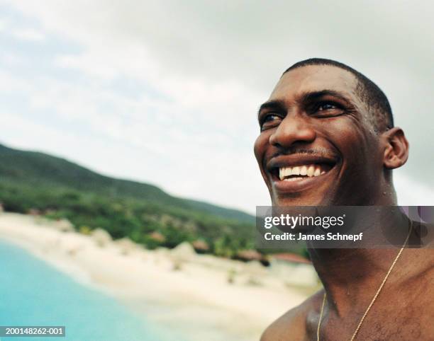 man smiling, close-up - curaçao stock pictures, royalty-free photos & images