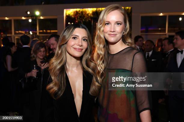 Nasim Pedrad and guest attend the 76th Directors Guild of America Awards at The Beverly Hilton on February 10, 2024 in Beverly Hills, California.