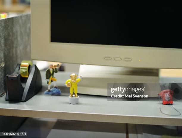 Computer Monitor Toy Toy On Desk Photos and Premium High Res Pictures - Getty Images