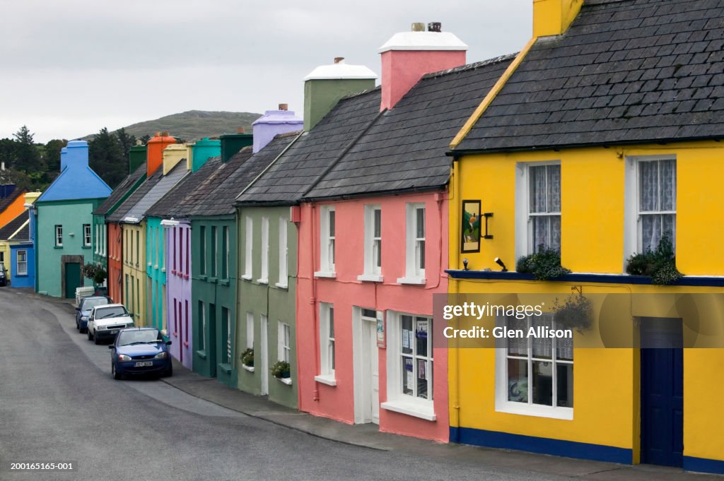 Ireland, County Cork, Beara Peninsula, Eyeries Village