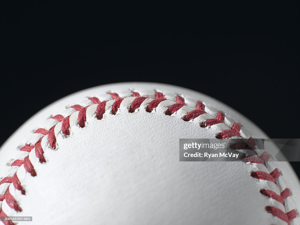 Baseball, close-up