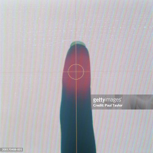 scanning fingerprint with laser - stoneplus9 ストックフォトと画像