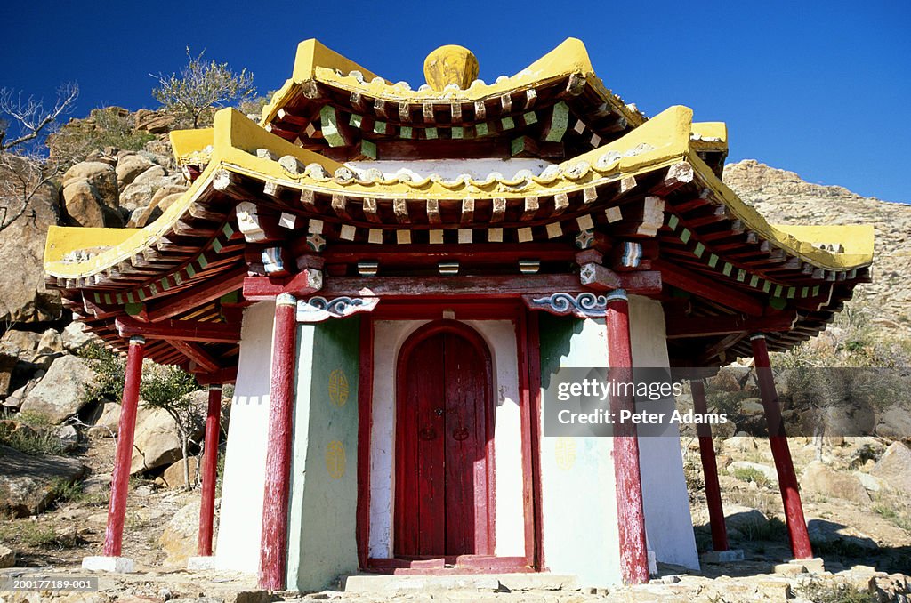 Mongolia, Khogno Khan Uul Mountains, Uvgun Khiid Monastery