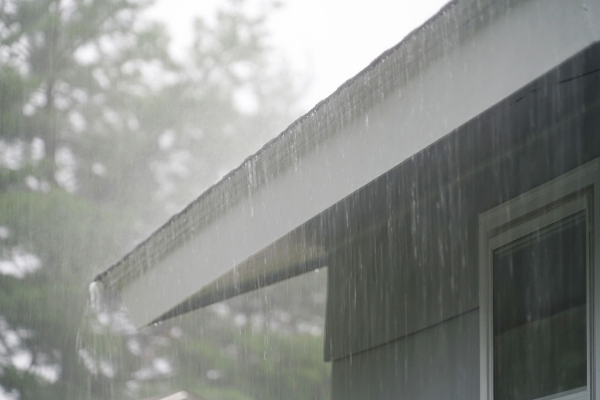 rainy rooftop