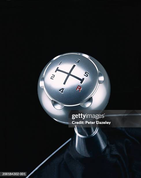 gear stick, close-up - gearshift stock pictures, royalty-free photos & images