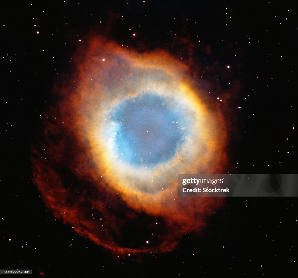 Helix nebula, satellite view (Digital Composite)