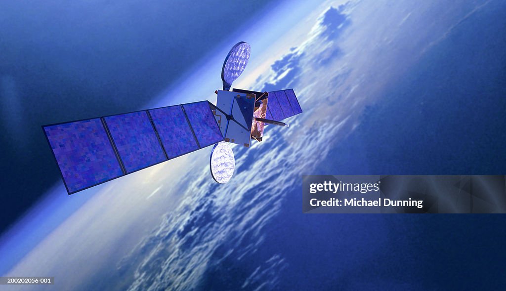 Model satellite (digital composite)