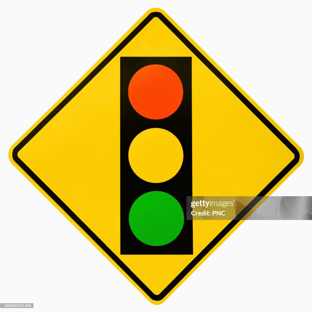 Stoplight Stoplight Ahead Road Sign High-Res Stock Photo - Getty Images