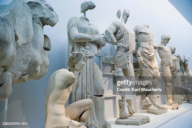 greece, olympia, olympic museum - ancient thira stock pictures, royalty-free photos & images