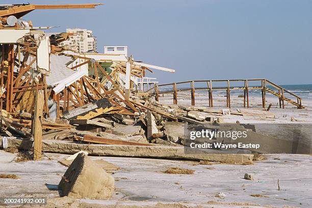 usa, florida, fort walton beach after hurricane opal - hurricane stock-fotos und bilder