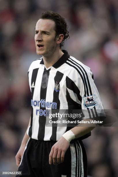 December 19: Andy O'Brien of Newcastle United in action during the Premier League match between Liverpool and Newcastle United at Anfield on December...