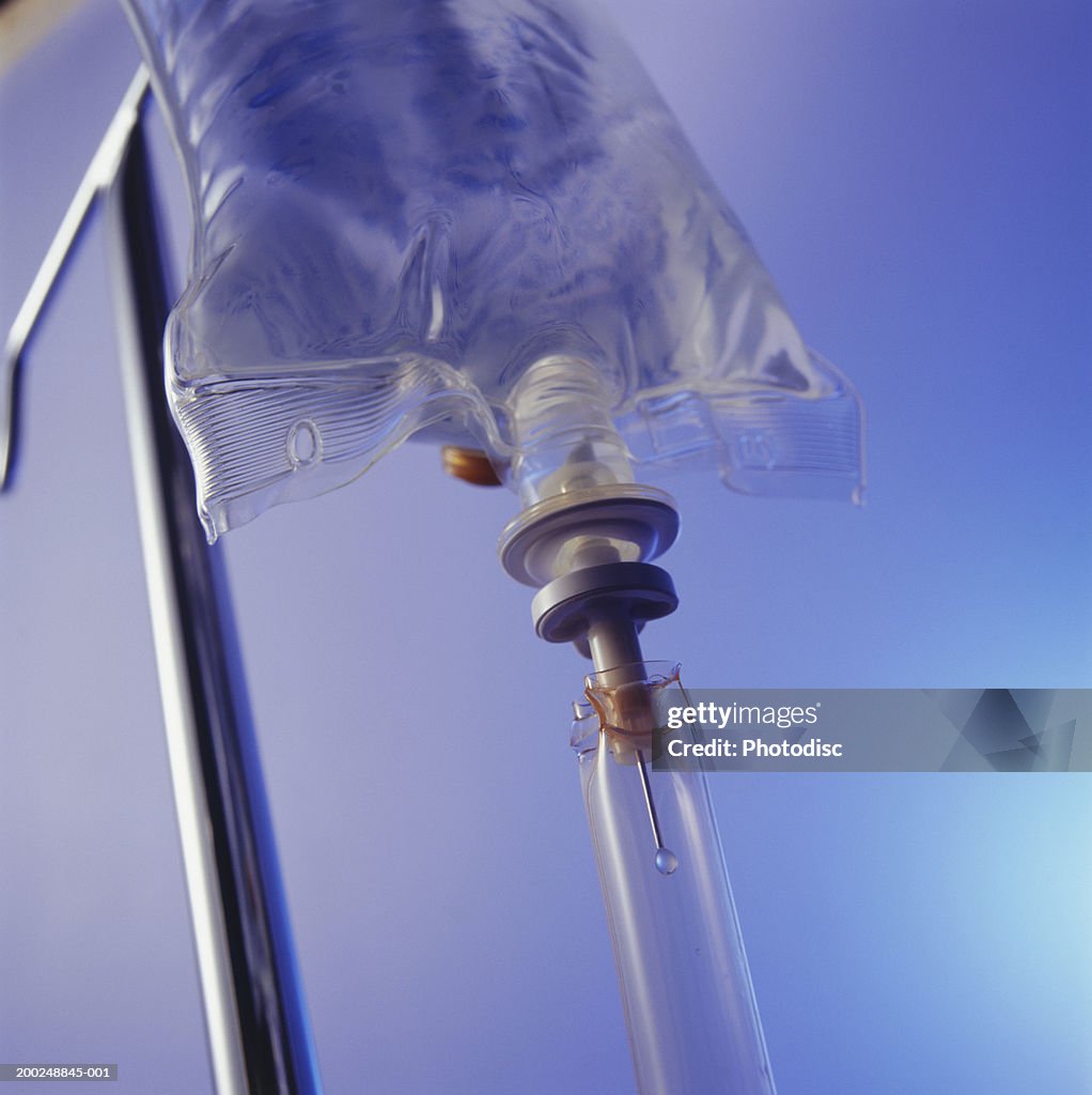 Intravenous drip, (Close-up)