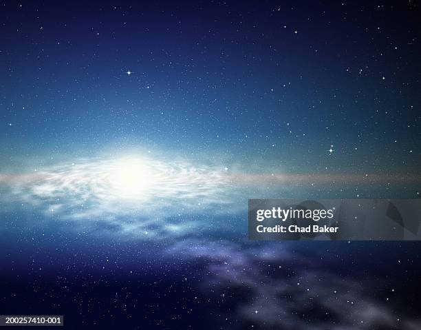 galaxy (digital) - star field stock illustrations