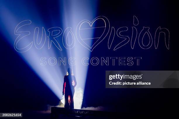 February 2024, Berlin: Marie Reim performs "Naiv" at the rehearsal for the "Eurovision Song Contest - The German Final 2024". Who will represent...