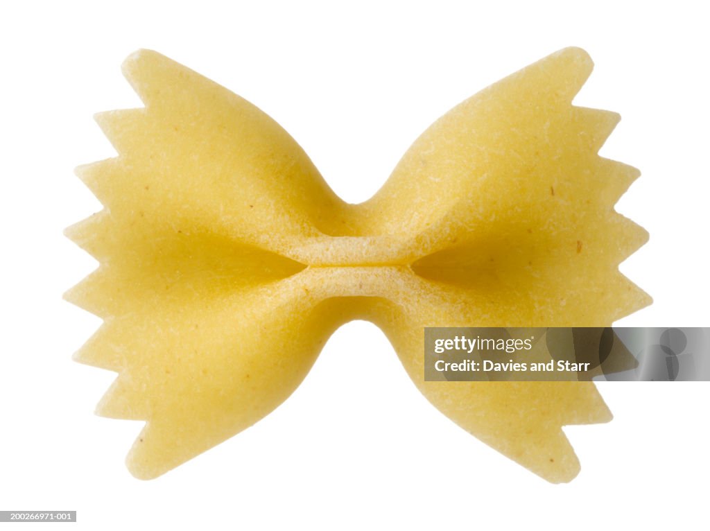 Farfalle or bowtie pasta