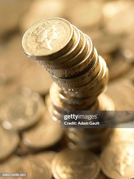 Pound Stack Stack Of Pound Coins Photos and Premium High Res Pictures - Getty Images