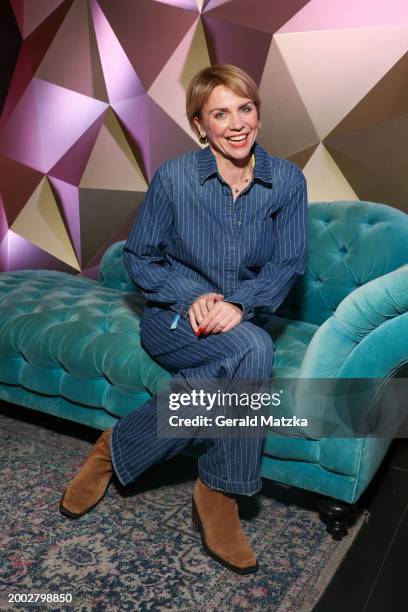 Gisa Zach attends the Blaue Blume Award Ceremony at The Reed on February 7, 2024 in Berlin, Germany.