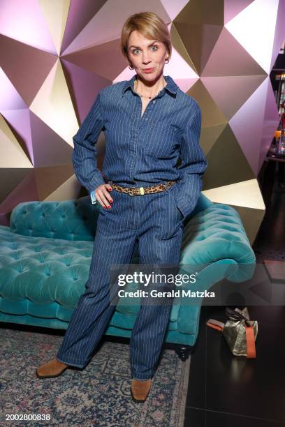 Gisa Zach attends the Blaue Blume Award Ceremony at The Reed on February 7, 2024 in Berlin, Germany.