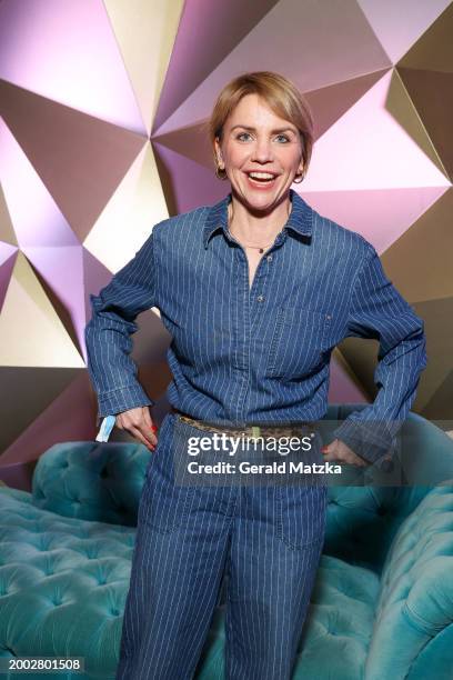 Gisa Zach attends the Blaue Blume Award Ceremony at The Reed on February 7, 2024 in Berlin, Germany.