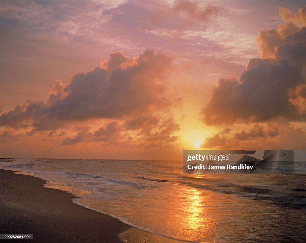 USA, Florida, St. George Island State Park, sunrise