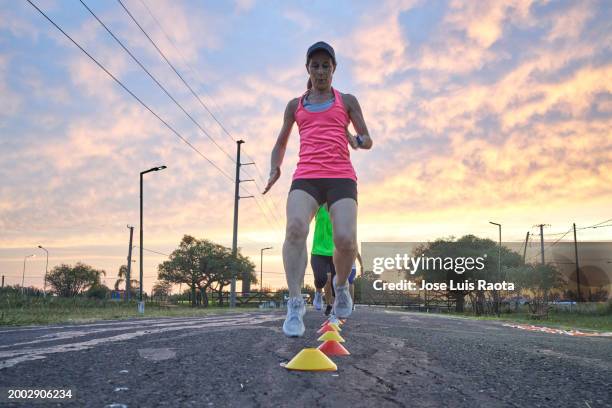 women team body training session - argentina training session stock pictures, royalty-free photos & images