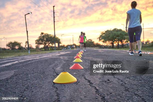 group training session. - argentina training session stock pictures, royalty-free photos & images