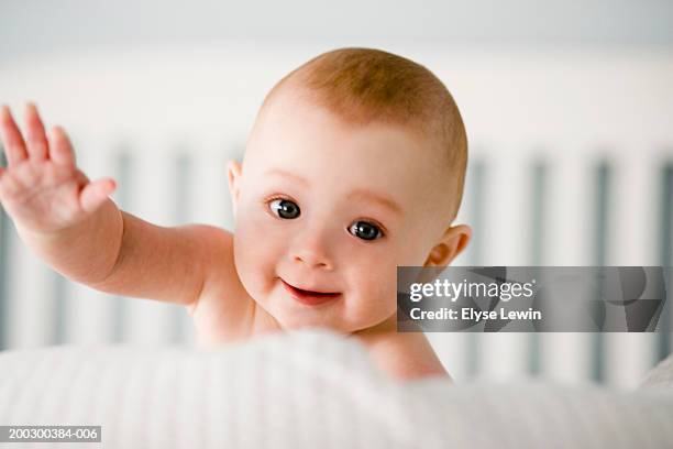 Baby Yes Hand Rise Baby Hands Raised Photos and Premium High Res Pictures - Getty Images